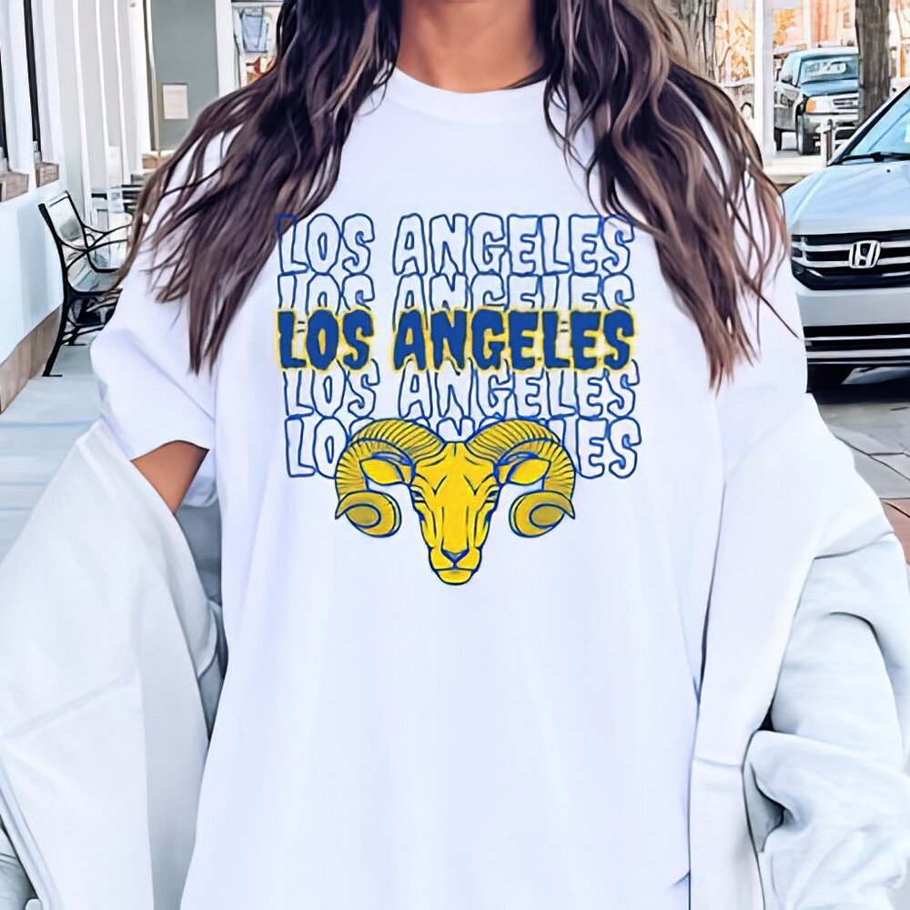 White- Los Angeles Football Rams Vintage Style
